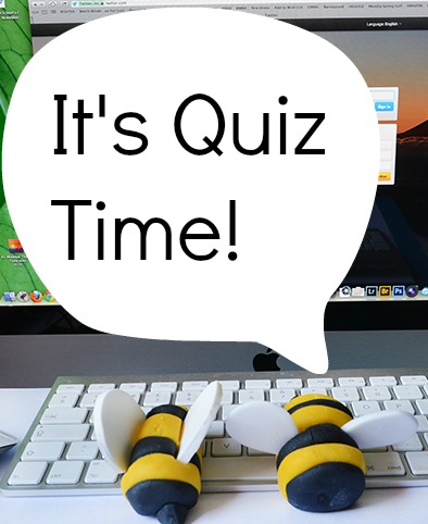 two bees about to do an online quiz